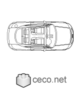 Autocad drawing Audi TT Roadste Convertible dwg , in Vehicles Cars