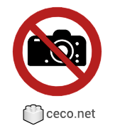 Autocad drawing ISO 7010-P029 No photography dwg , in Symbols Signs Signals ISO standards