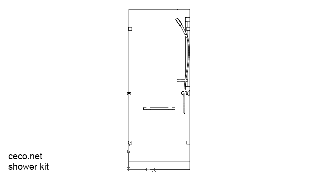 autocad drawing corner shower kit 1 acrylic wall and floor side view in kitchen & bathroom autocad drawing corner shower kit 1 acrylic wall and floor side view in kitchen & bathroom