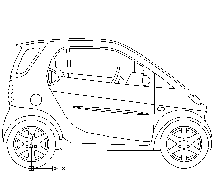 autocad drawing smart C Automobile in Vehicles, Cars