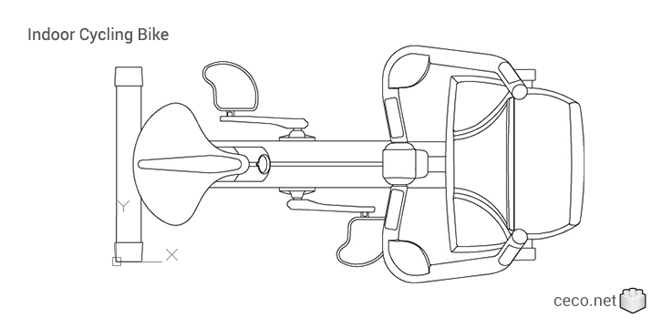 autocad drawing Spin Bike or Indoor Cycling Bike in Equipment, Sports Gym Fitness autocad drawing Spin Bike or Indoor Cycling Bike in Equipment, Sports Gym Fitness