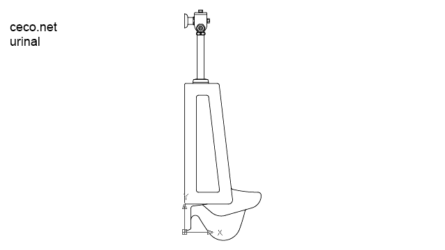 autocad drawing urinal restroom side view in kitchen & bathroom autocad drawing urinal restroom side view in kitchen & bathroom